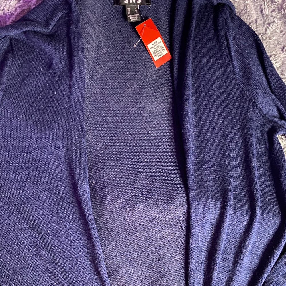 Dark blue cardigan